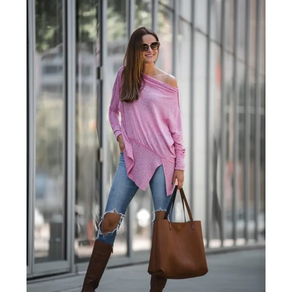 We The Free Londontown Pink Thermal Tunic Top Small - Picture 14 of 16